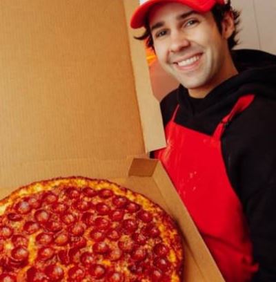 David Dobrik pizza