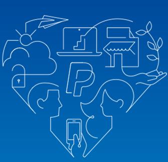 Paypal heart shaped logo
