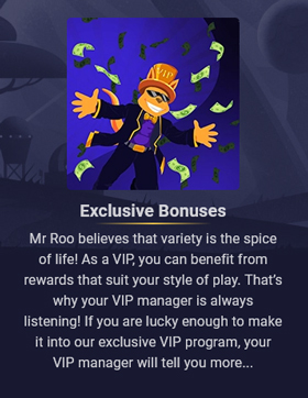 Roobet exclusive bonuses