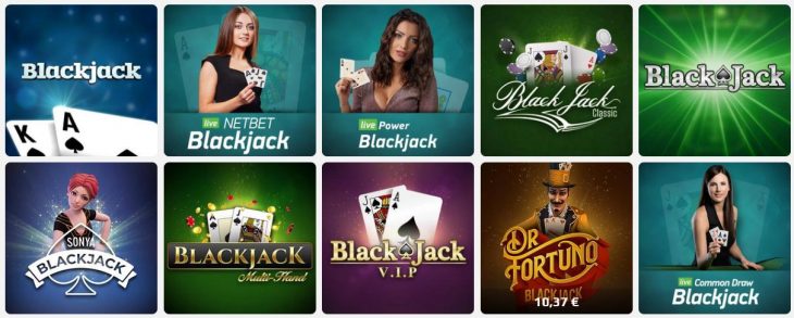 BlackJack Games at NetBet casino